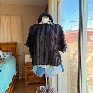 Black Sheer Blouse